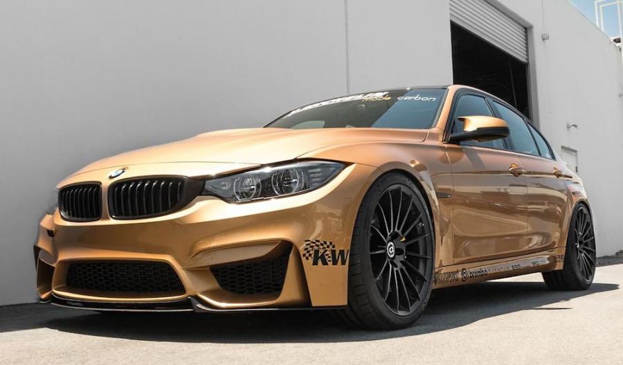 BMW M3 Sedan in Gold by EAS '2016